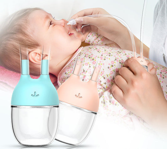 Manual Baby Nasal Aspirator with Silicone Tip