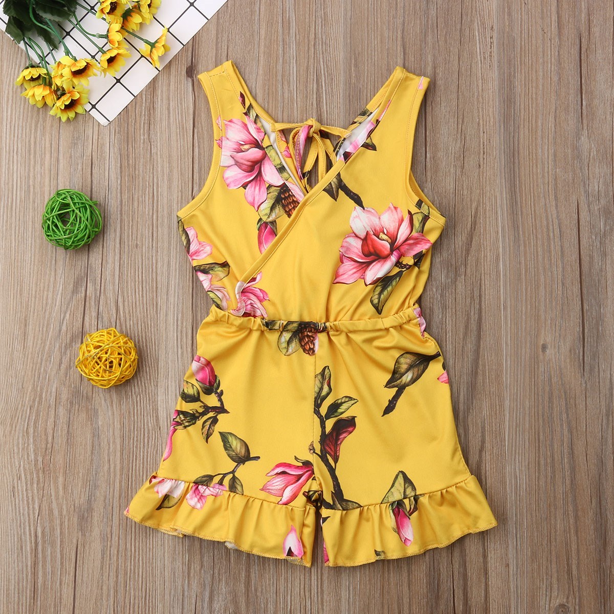 Baby Girls' Floral Summer Outfit