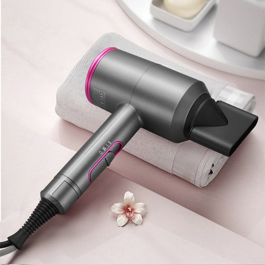 Ionic Hair Dryer with Diffuser and Concentrator Nozzles