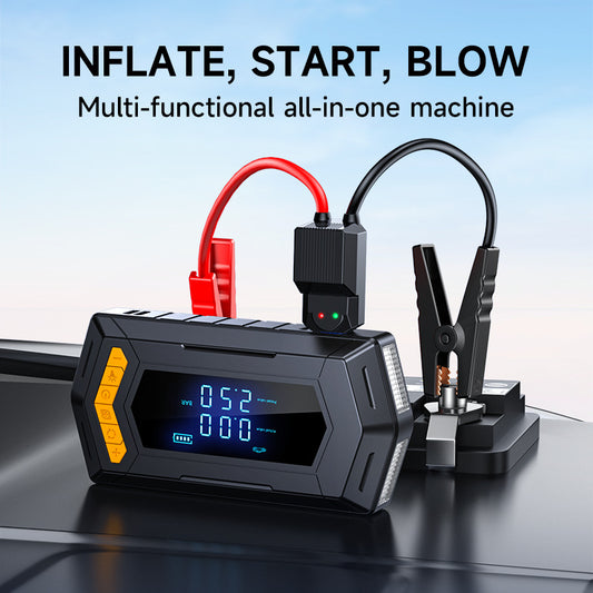 Car Jump Starter and Inflator with Storage Bag